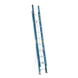 Werner FE1000-2 20-ft Fiberglass Type 1-250-lb Load Capacity Extension Ladder