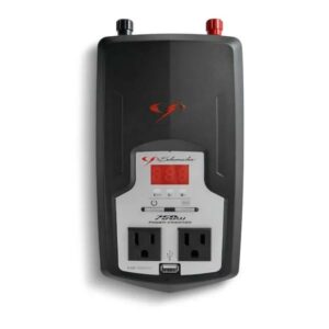 Schumacher Electric 750-Watt Power Inverter with GFCI Safety Circuit, Converts Vehicle Power to 120VAC Household Power
