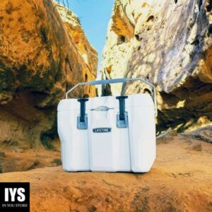 Lifetime 28 QT Hard Sided Cooler, White