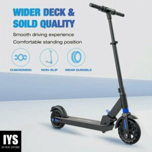 EVERCROSS Electric Scooter - 8" Tires, 350W Motor up to 15 MPH & 12 Miles, 3 Speed Modes & Foldable