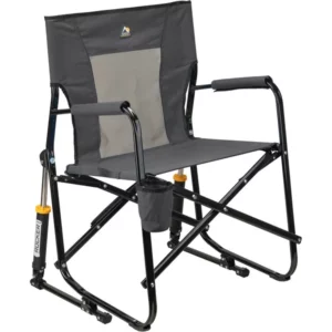 GCI Outdoor Freestyle Rocker Mesh Chair(Color: Heathered Pewter/Black)