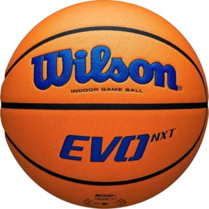 Wilson NCAA Evo NXT Official Game Basketball-Color: Orange / Blue