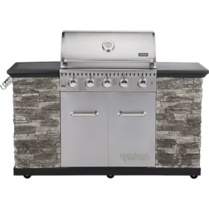 Outdoor Gourmet 5-Burner Stone Island Grill