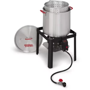 Outdoor Gourmet 60 qt Boiling Kit-Color: Black