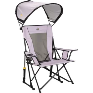 GCI Outdoor SunShade Comfort Pro Rocker Chair(Color: Lilac/Black)