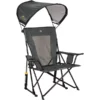 GCI Outdoor SunShade Comfort Pro Rocker Chair(Color: Pewter/Black)