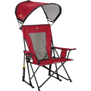 GCI Outdoor SunShade Comfort Pro Rocker Chair(Color: Red/Black)