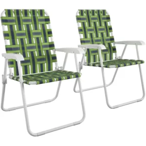 COSCO Folding Lawn Chair 2-Pack(Color: Blue Green)