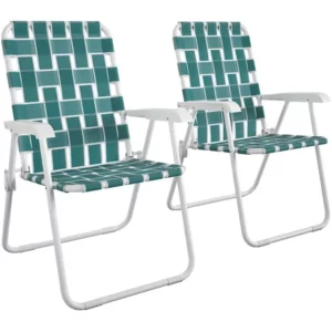 COSCO Folding Lawn Chair 2-Pack(Color: Teal)