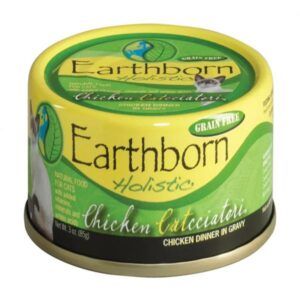 Earthborn Holistic Chicken Catcciatori Grain Free Canned Cat Food(5.5-oz, TWO cases of 24)