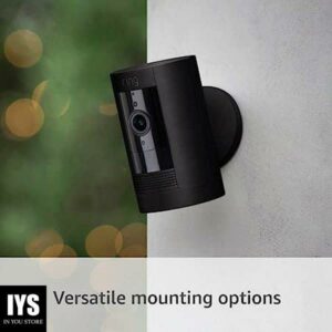 Ring Stick Up Cam Battery HD security camera with custom privacy controls, Simple setup, Works with Alexa - Black