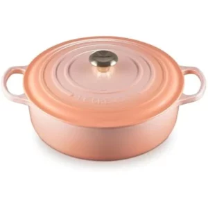 Le Creuset Enameled Cast Iron Signature Round Wide Oven, 6.75qt.,-Color:Peche