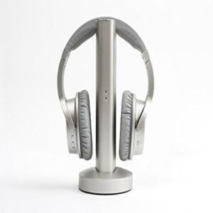 Sharper Image TV Wireless Headphones Silver