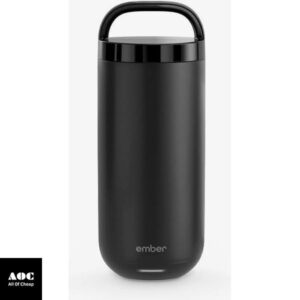 Ember Tumbler, Temperature Control Travel Mug, Stainless Steel, App-Controlled Heated Coffee Mug, Black, 16 Oz