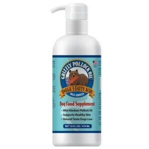 Grizzly Pet Products Grizzly Pollock Oil for Dogs(64 oz Bottle)