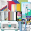 Cricut Joy Machine with Cards, Smart Vinyl Sampler Roll and Tool Set Bundle for Beginner DIY Craft Projects