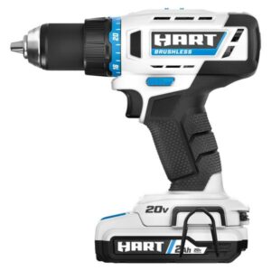 HART 20-Volt Brushless 1/2-inch Drill/Driver Kit, Gen 2
