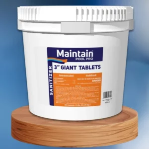 Giant 3 Inch Chlorine Tablets, 25 lbs. - Stabilized 99% Tri-Chloro