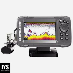 Lowrance HOOK2 4x Portable Fishfinder with Bullet Skimmer Transducer, 4" Screen Size