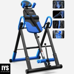 POOBOO Inversion Table Back Therapy Reflexology Heavy Duty Foldable Back