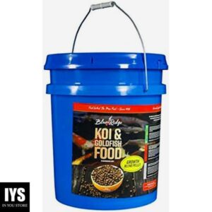 Blue Ridge Fish Food [14LB], Mini and 3/16" Floating Pellet, Koi and Goldfish Growth Formula Blend