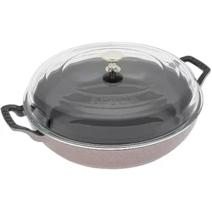 STAUB Cast Iron 3.5-qt Braiser with Glass Lid - Lilac