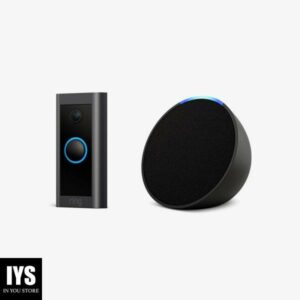 Ring Video Doorbell Wired bundle with Echo Pop