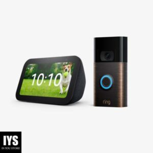 Ring Video Doorbell (Venetian Bronze) bundle with Echo Show 5 (3rd Gen)