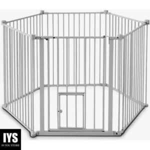 EveryYay in The Zone Steel Pet Gate & Play Pen, 144" W X 28" H