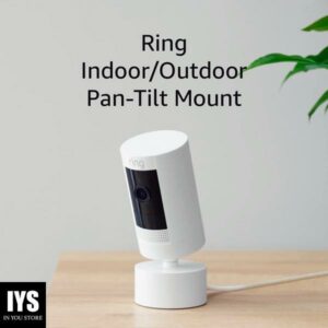 Ring Stick Up Cam Battery with Pan-Tilt, White (Power adapter and camera included)
