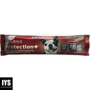 Ark Naturals Protection+ Brushless Toothpaste Fortified Dental Chew for Small Dogs Upto 8-20 lbs., 0.54 oz., Count of 60