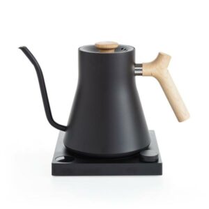 Fellow Stagg EKG Electric Variable Temperature Pouring Kettle-Color: Matte Black w/ Maple