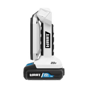 HART 20-Volt LED Folding Project Light Kit, 850 Lumens, (1) 1.5Ah Lithium-Ion Battery