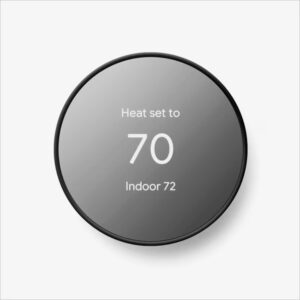 Google Nest Smart Thermostat for Home in Charcoal