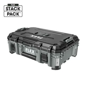 FLEX STACK PACK Suitcase Tool Box 22-in W x 8.2-in H Gray Metal Lockable Tool Box