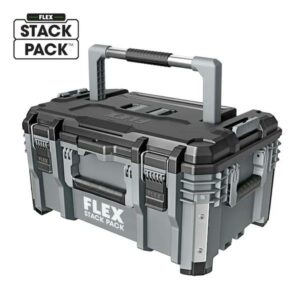 FLEX STACK PACK Medium Tool Box 22-in W x 11.7-in H Gray Metal Lockable Tool Box