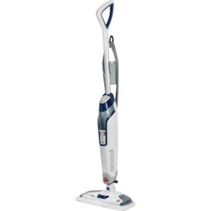 BISSELL - PowerFresh Deluxe Corded Steam Mop - Brite White/Saphire Waltz