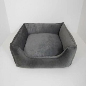 Arlee Pet Products Sandy Orthopedic Lounger Bed Grey(medium: 34x27x9 inch)