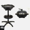 Costway Electric BBQ Grill 1350W Non-stick 4 Temperature Setting Outdoor Garden Camping