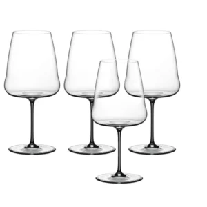 Riedel Winewings Cabernet Sauvignon Wine Glasses Gift Set, 3+1 Free -H: 9 7/8" W: 4 5/8", Cap: 35.3oz