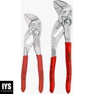KNIPEX Tools - 2 Piece Mini Pliers Wrench Set (9K0080121US)