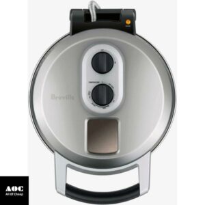 Brevile Pizza Maker, 19.5 x 12.6 x 19.2 inches, Silver