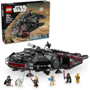LEGO Star Wars The Dark Falcon Buildable Starship, Star Wars Toy Vehicle Set for Boys and Girls, Collectible Millenium Falcon Toy with 6 Star Wars Minifigures, Birthday Gift for Kids or Any Fan, 75389
