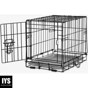 EveryYay Going Places 1-Door Folding Dog Crate, 18" L X 12.5" W X 14.5" H