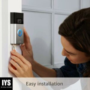 Ring Video Doorbell (Satin Nickel) bundle with Echo Show 5 (3rd Gen)