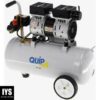 Quipall 6-1-SIL 1 HP 6.3 Gallon Oil-Free Wheelbarrow Air Compressor