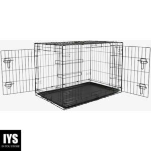 M-Pets Voyager 2-Door Folding Dog Crate