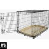 EveryYay Going Places 1-Door Folding Dog Crate, 42.8" L X 28.59" W X 37.14" H.