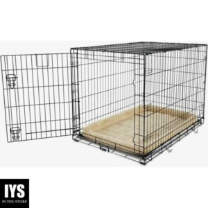EveryYay Going Places 1-Door Folding Dog Crate, 42.8" L X 28.59" W X 37.14" H.
