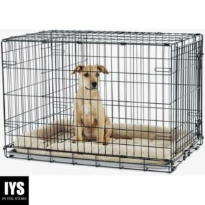 EveryYay Going Places 1-Door Folding Dog Crate, 30" L X 19.1" W X 21.5" H